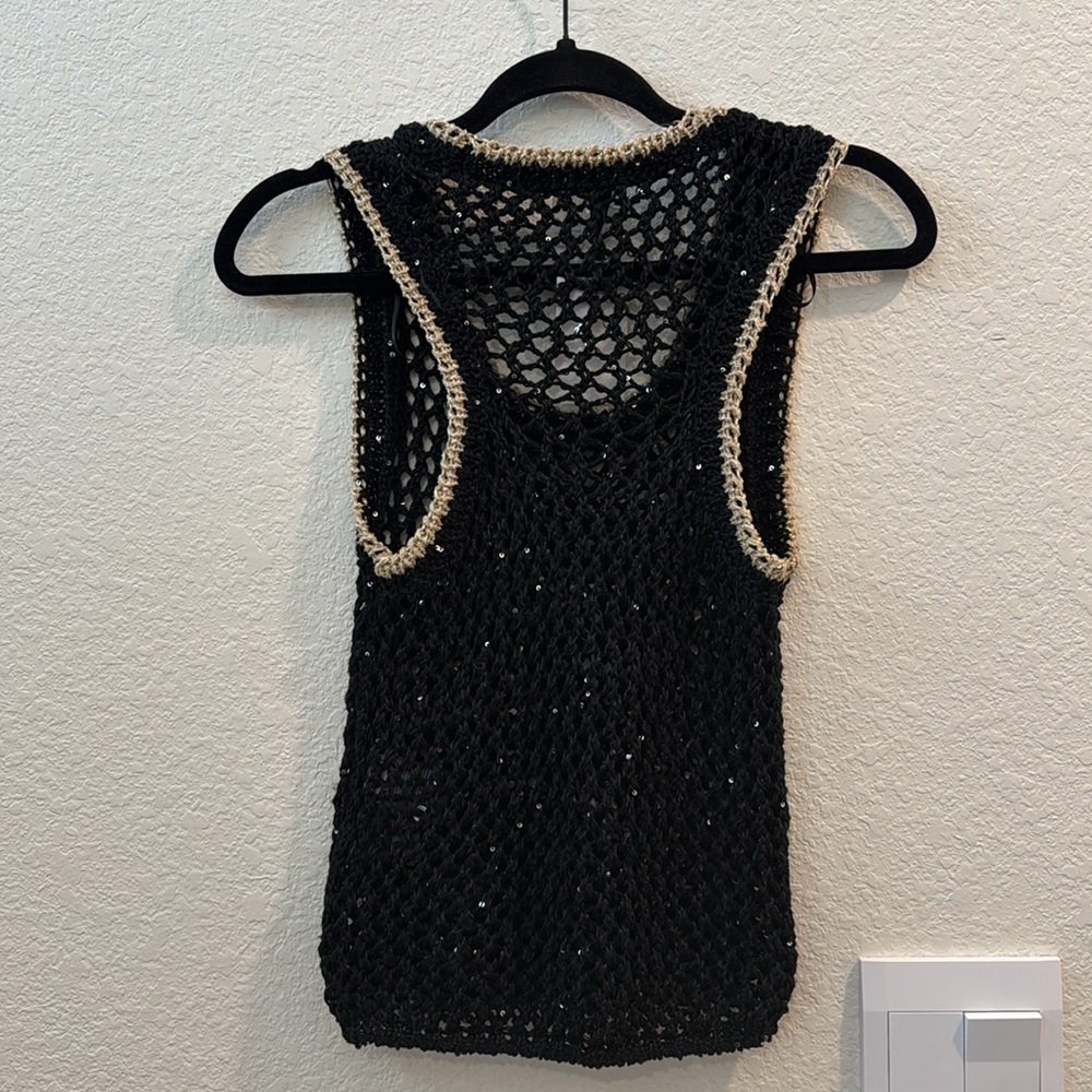 NWTS H&M Open Knit sweater vest - Picture 4 of 4
